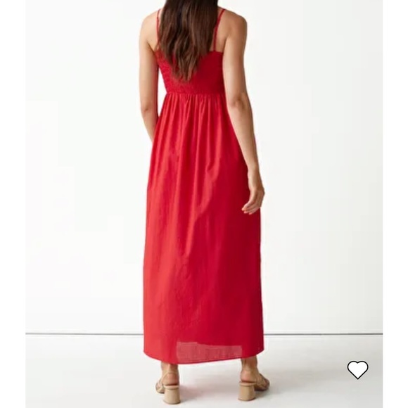 & Other Stories Smocked Maxi Dress - Picture 3 of 12